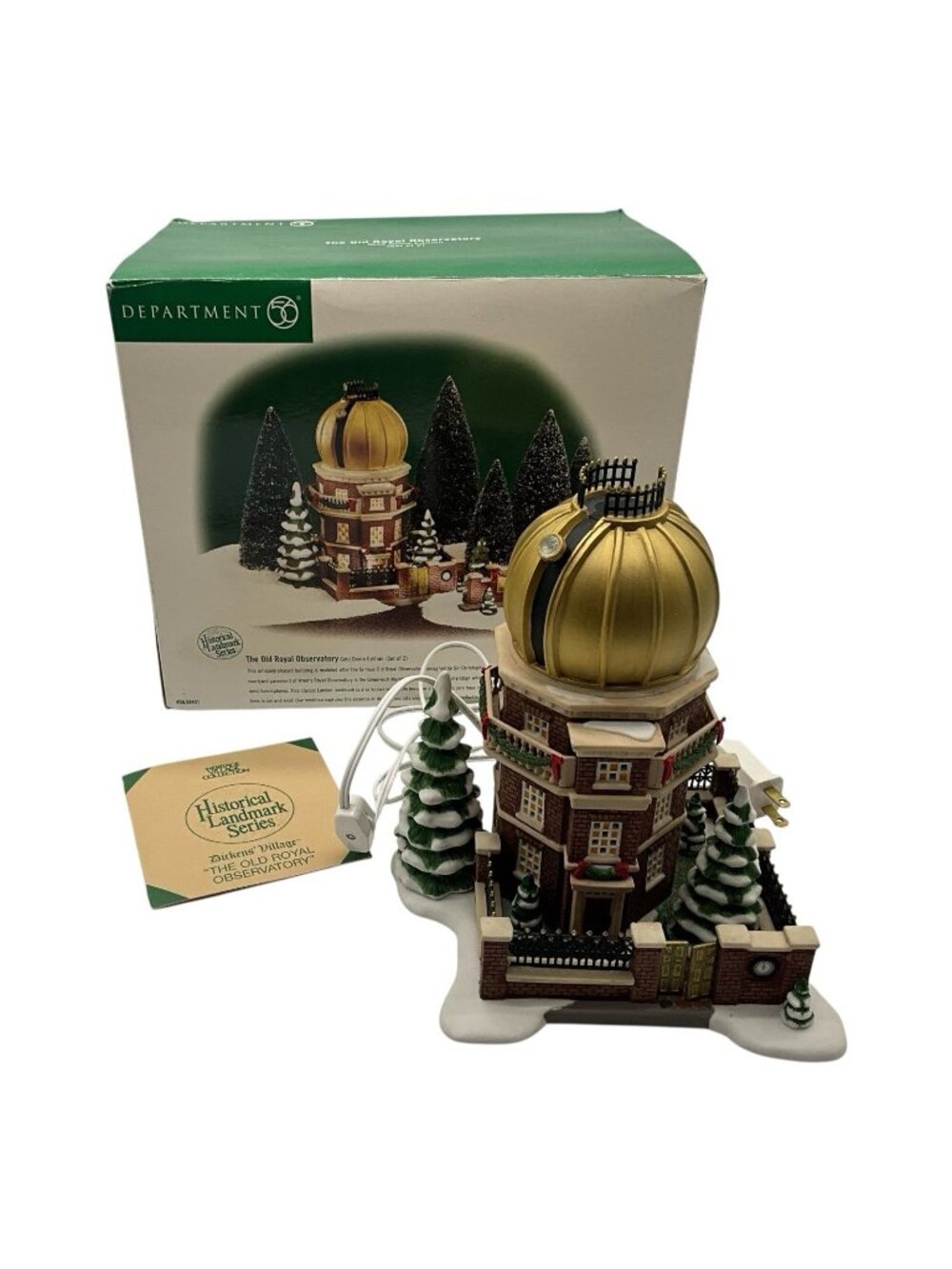 Dept. 56 "The Old Royal Observatory" The Dickens Village Series Gold Dome VTG